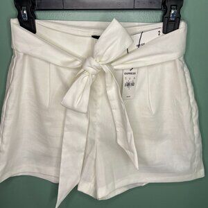 Express White Shorts